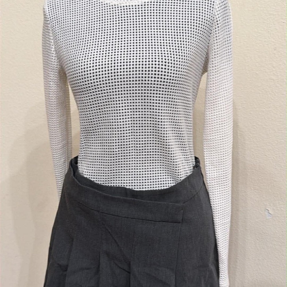 Mango Charcoal Gray Trousers